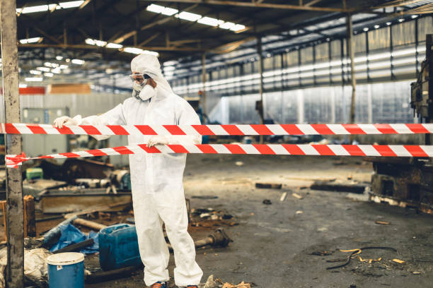 Professional Infectious Disease Decontamination technician working in Talking Rock, GA